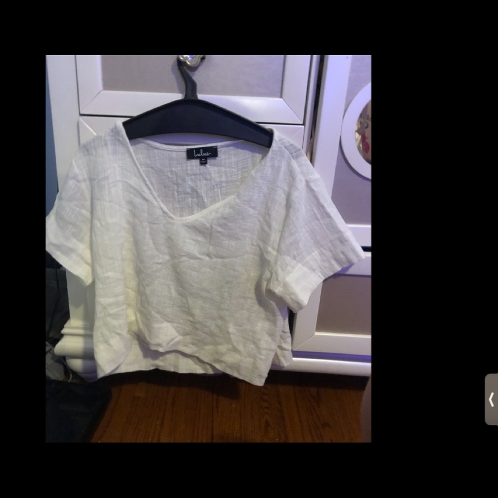 Lulus medium white shirt
